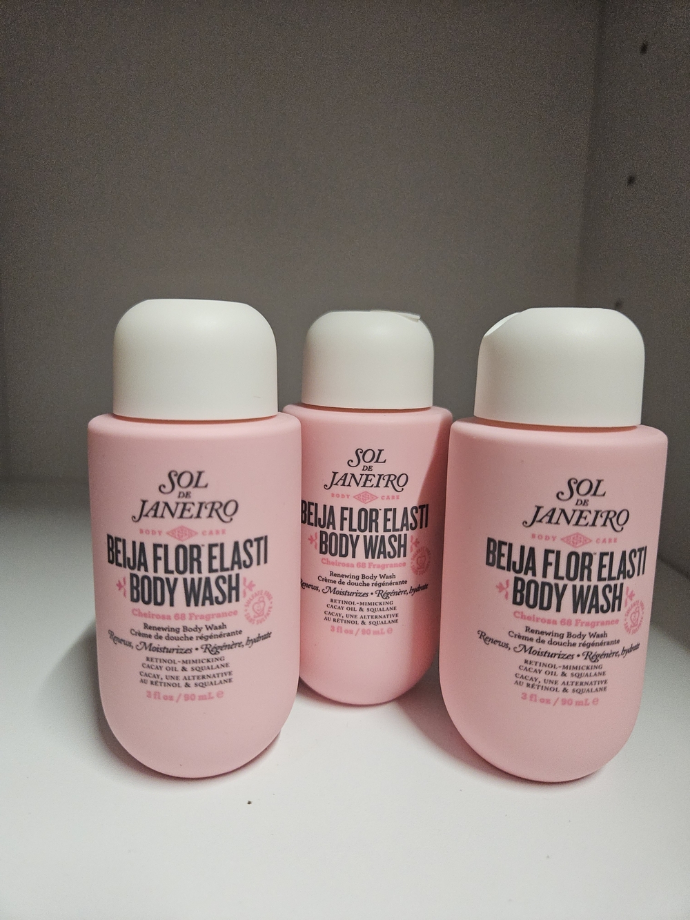 Sol de Janeiro Beija Flor Elasti Body Wash - Light Pink Trio